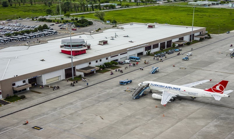 Samsun-Çarşamba Havalimanı’nda yolcu sayısı 1,6 milyona dayandı