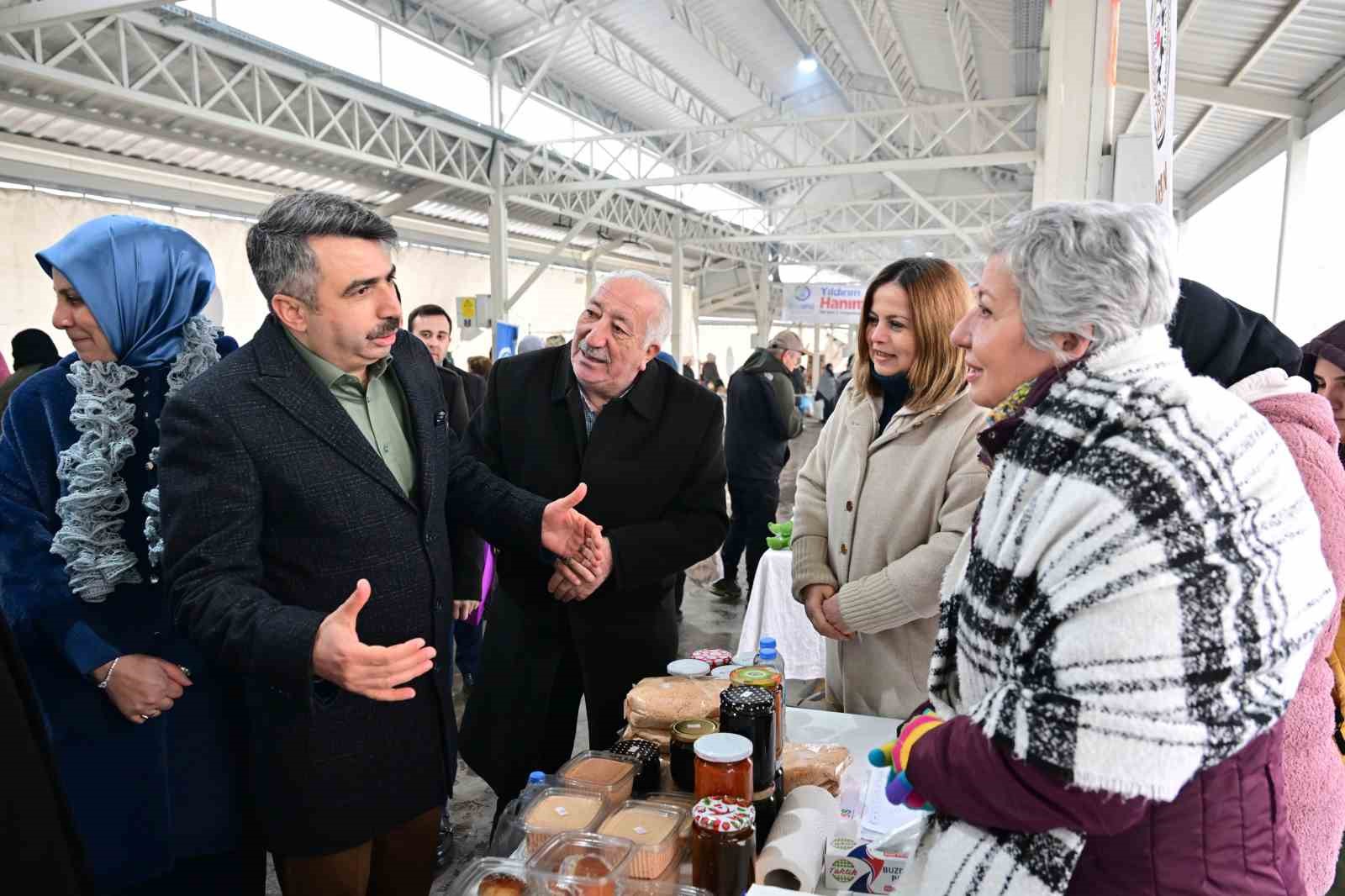 Yıldırım’a hanımeli çarşısı açıldı
