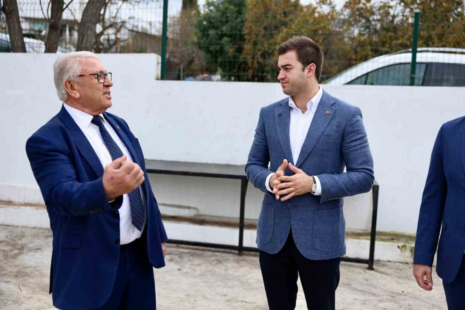 Başkan Mandalinci saha ziyaretlerine devam ediyor