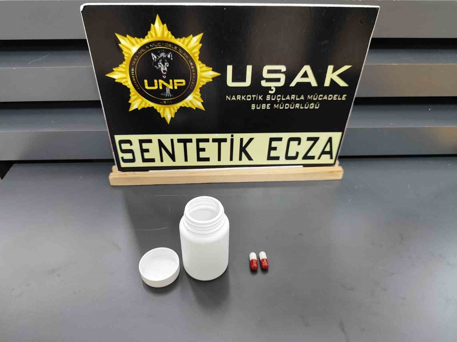 Uşak’ta çok sayıda uyuşturucu madde ele geçirildi