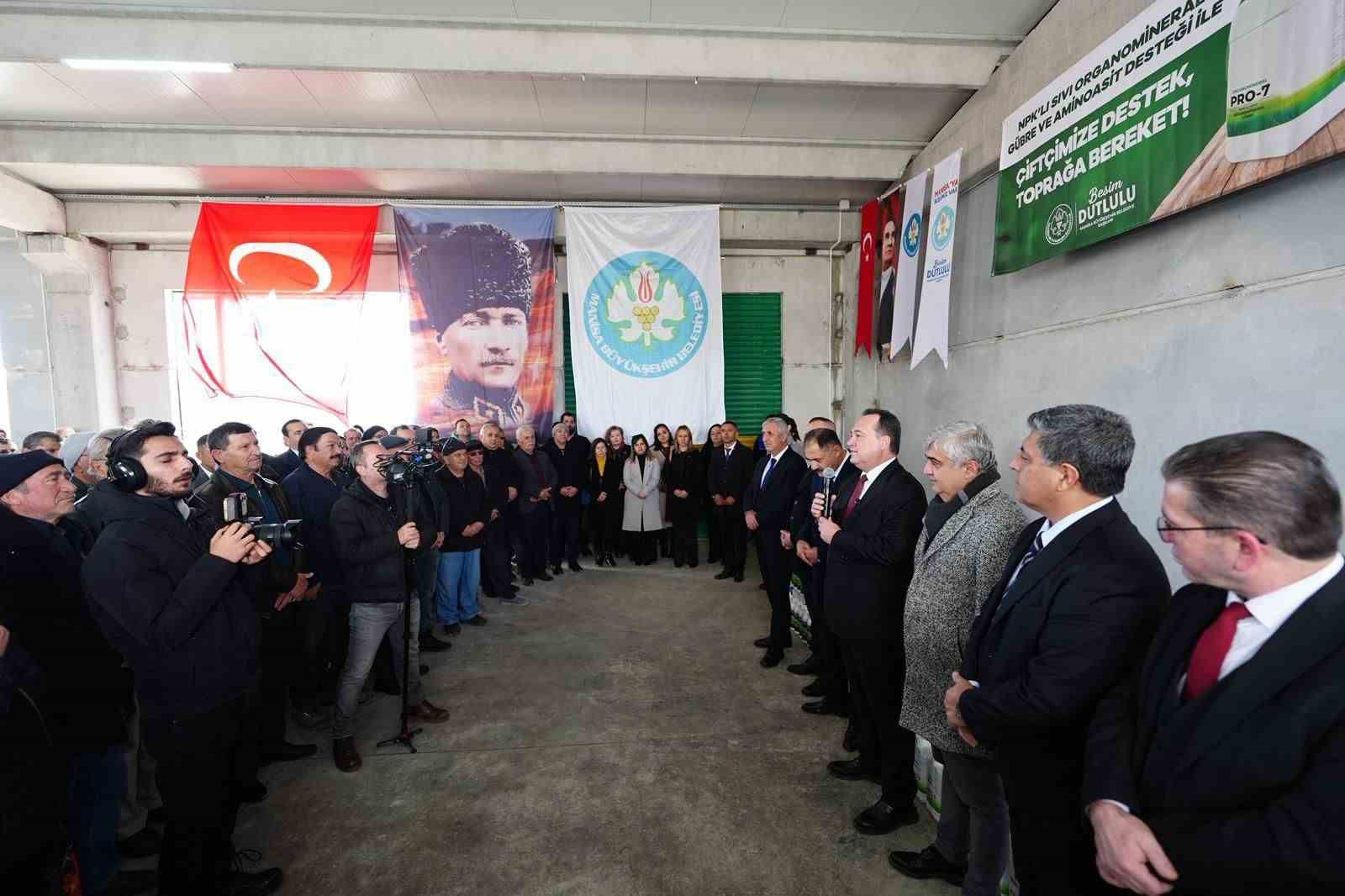 Don zararına karşı Manisa Büyükşehir’den üreticiye destek