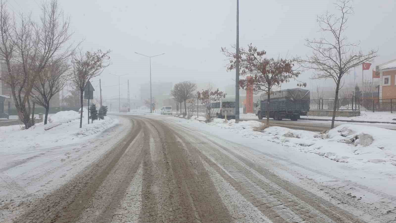 Başkale’de kar yağışı başladı