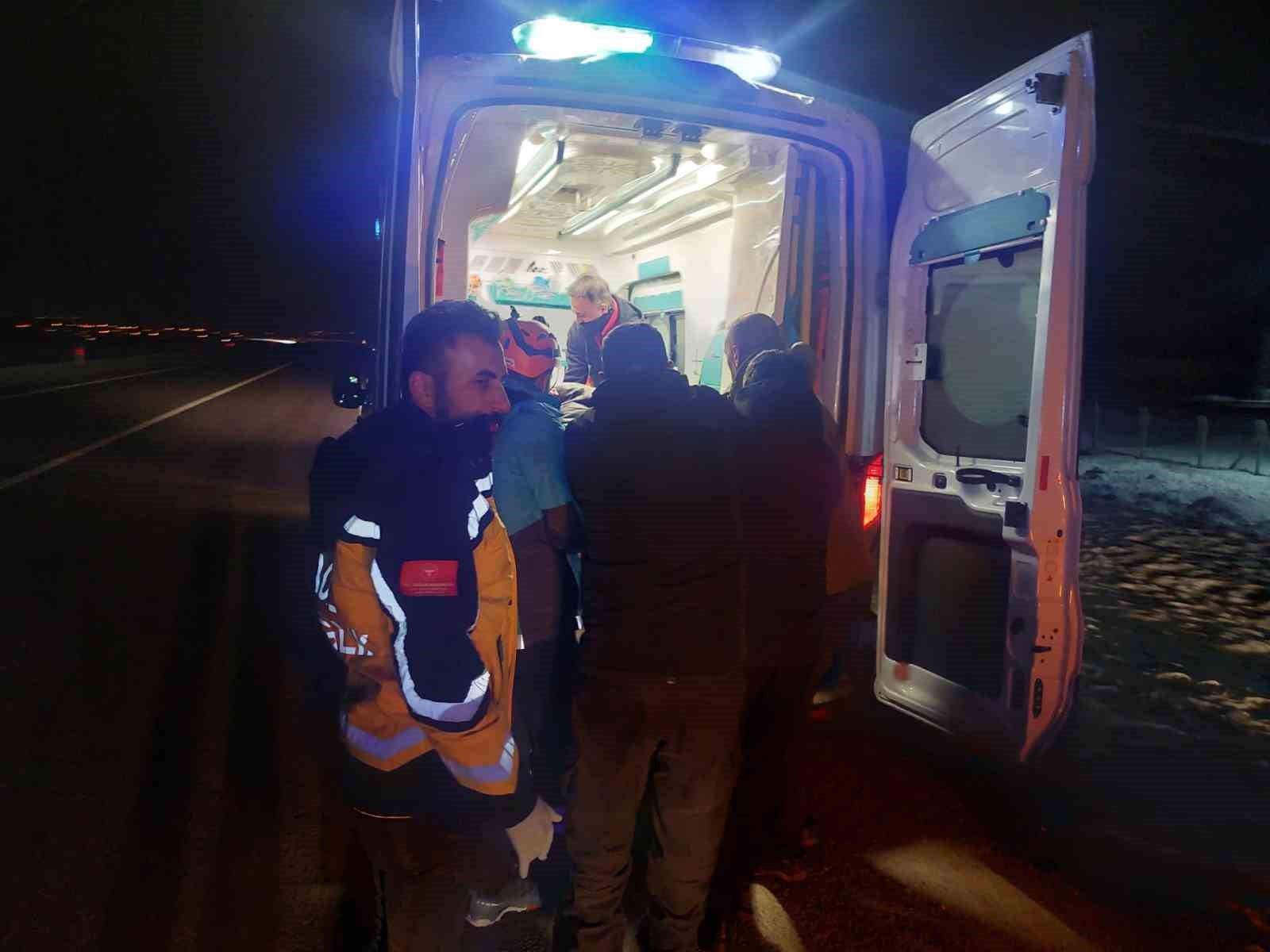 Bingöl’de otomobil domuz sürüsüne çarptı: 3 yaralı