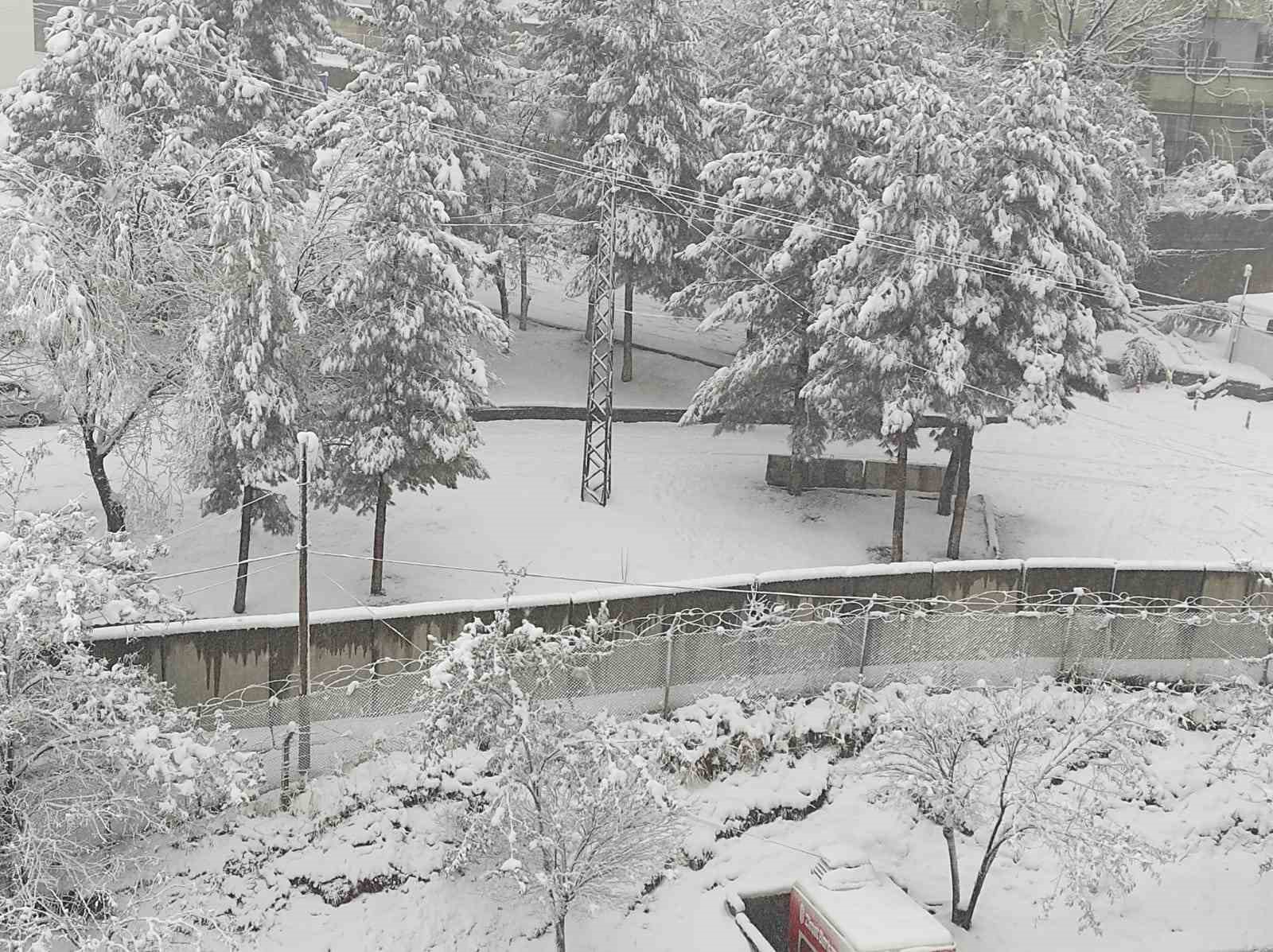 Sason’da yoğun kar yağışı hayatı olumsuz etkiliyor