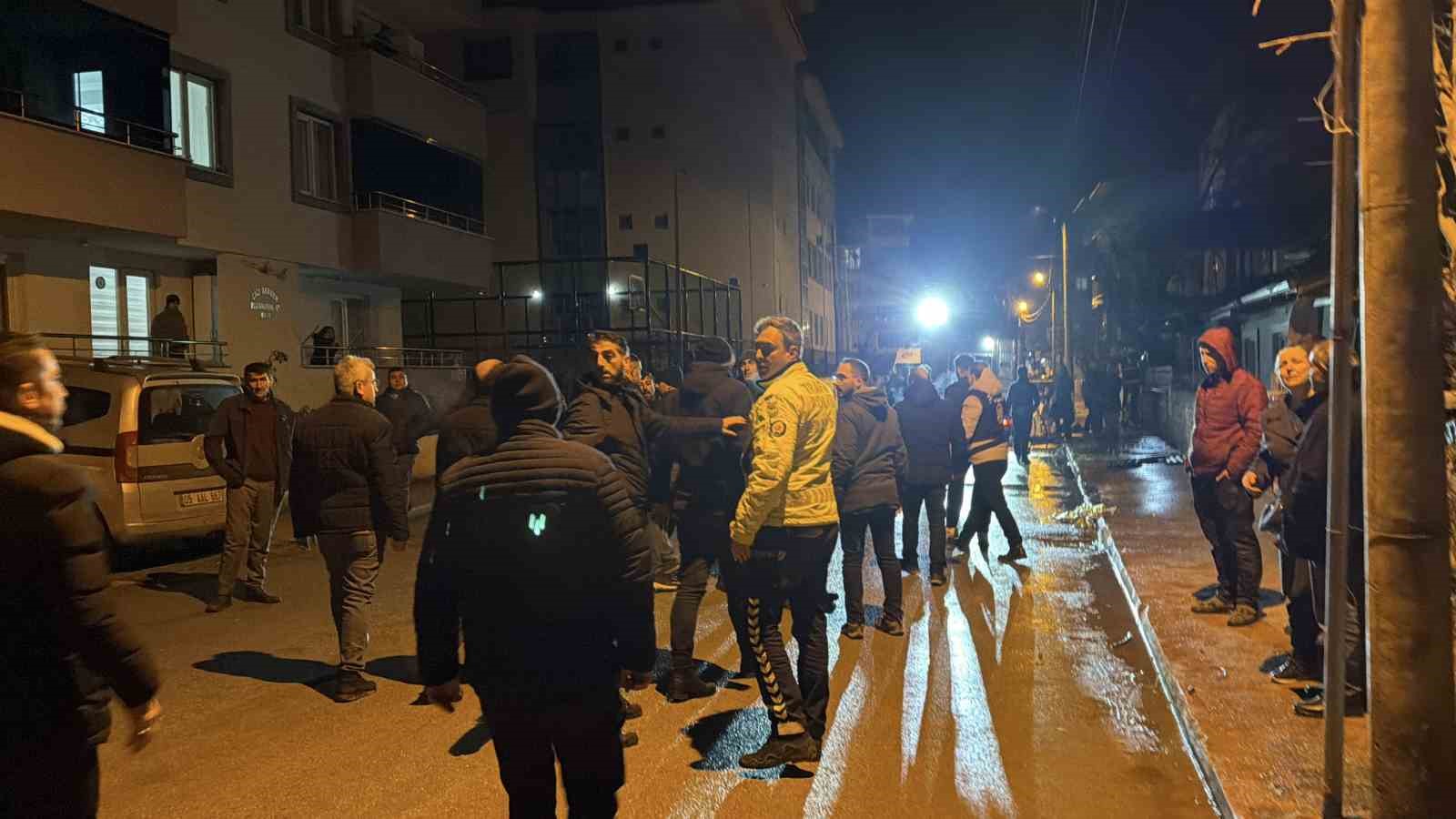 Tokat’ta yangın sonrası mahallede kavga çıktı