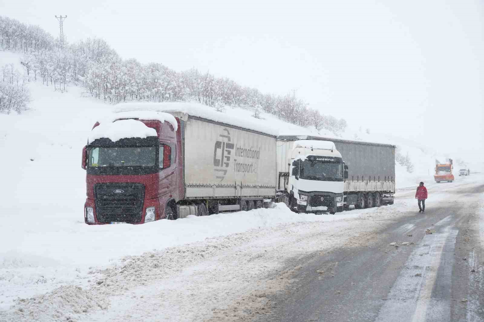 Muş-Bingöl kara yolunda kar engeli: 60 araç ve 140 kişi kurtarıldı