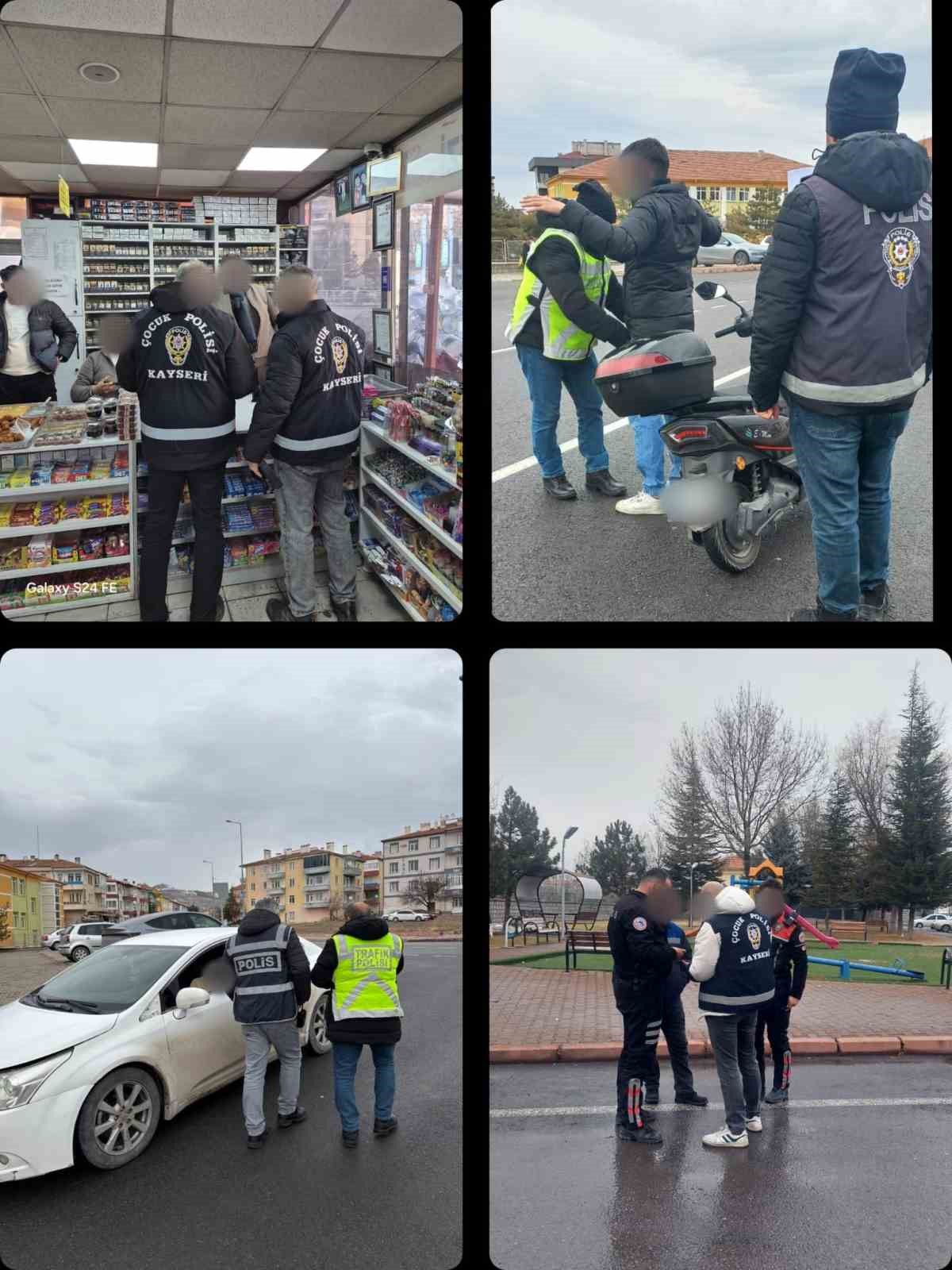 Kayseri’de okul çevresinde 642 şahıs sorgulandı