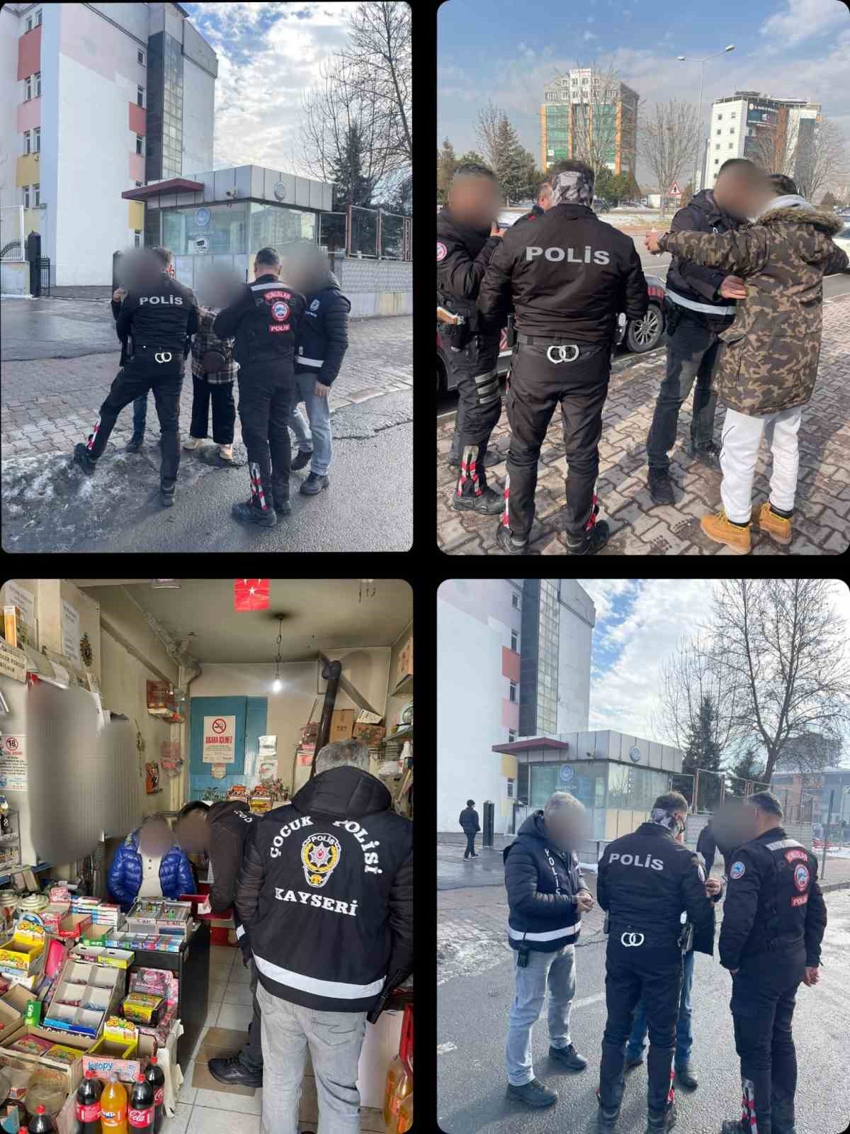 Kayseri’de okul çevresinde 642 şahıs sorgulandı