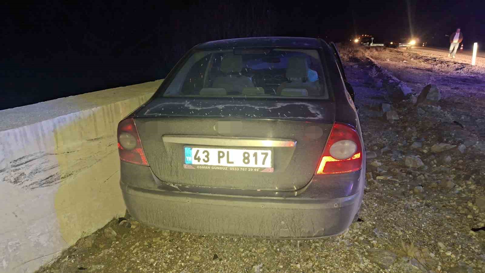 Hisarcık’ta otomobil ile motosiklete çarpıştı: 2 yaralı