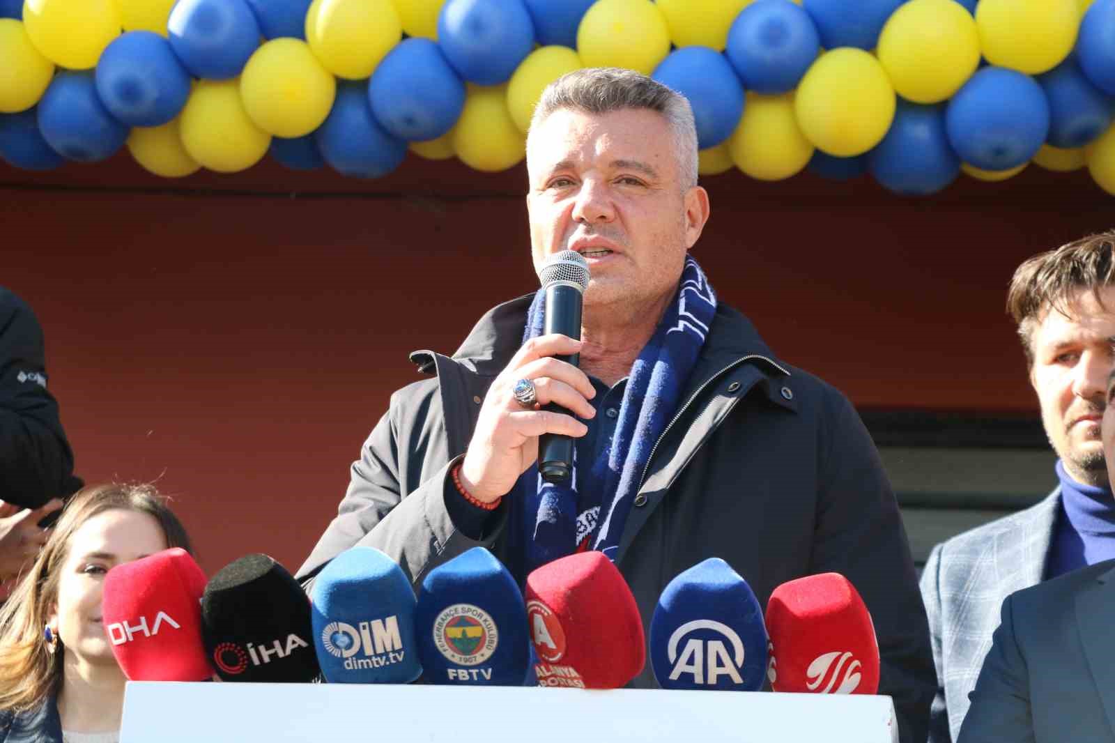 Fenerbahçe Başkanı Saran, Alanya’da kütüphane açılışına katıldı