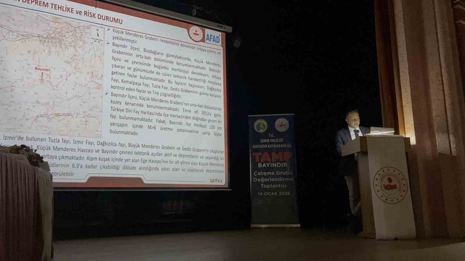 Bayındır’da afete hazırlık çalışmaları değerlendirildi