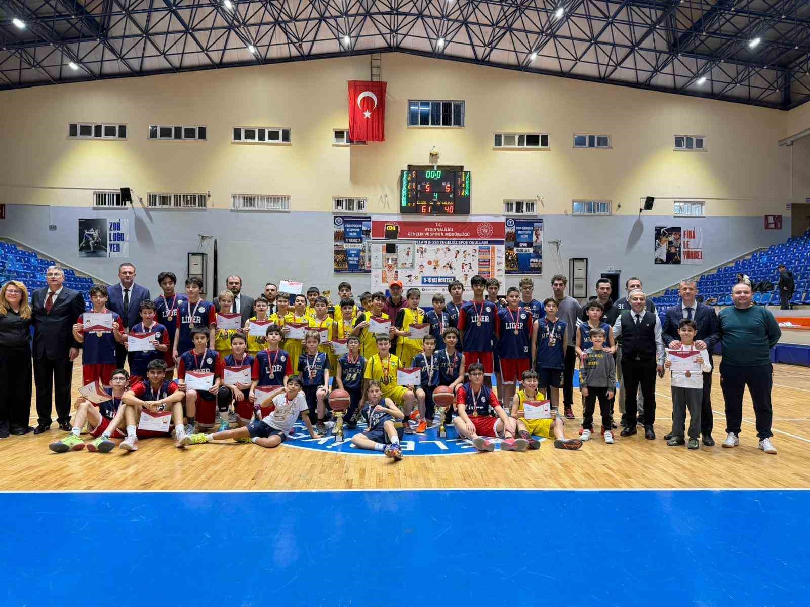 Okul sporları müsabakaları Aydın’da tamamlandı