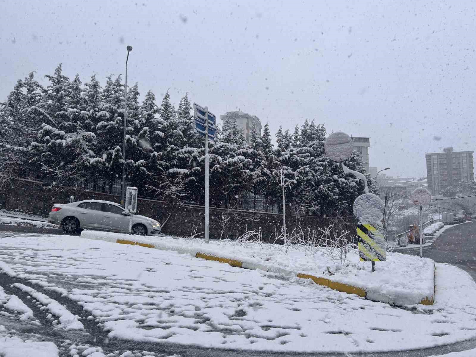 Beyaza bürünen Kartal havadan görüntülendi
