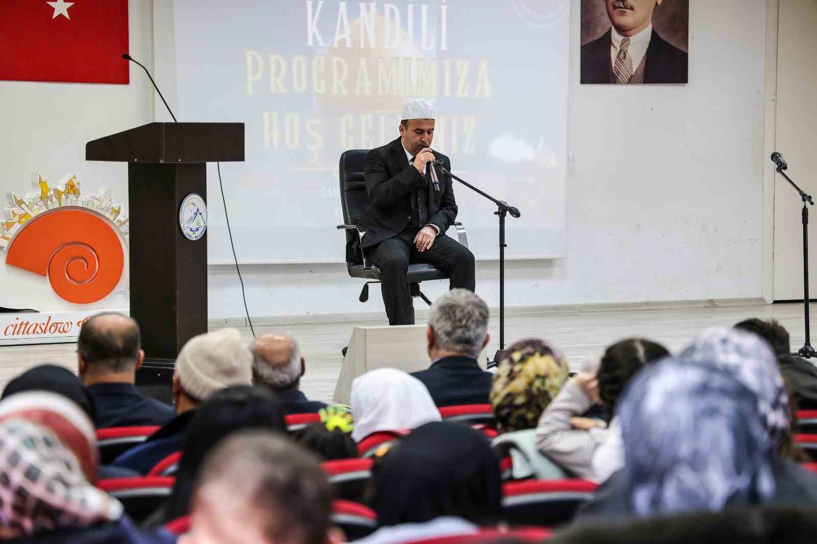 Çameli’de Miraç Kandili Programı düzenlendi