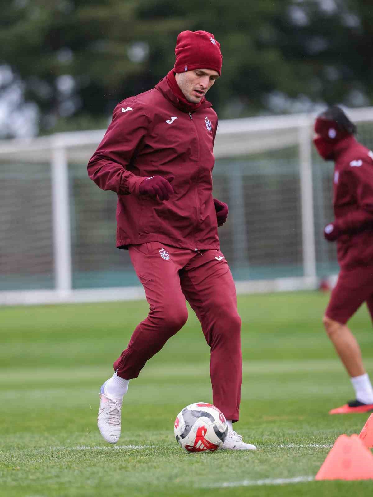 Trabzonspor, Kocaelispor maçı hazırlıklarını sürdürüyor