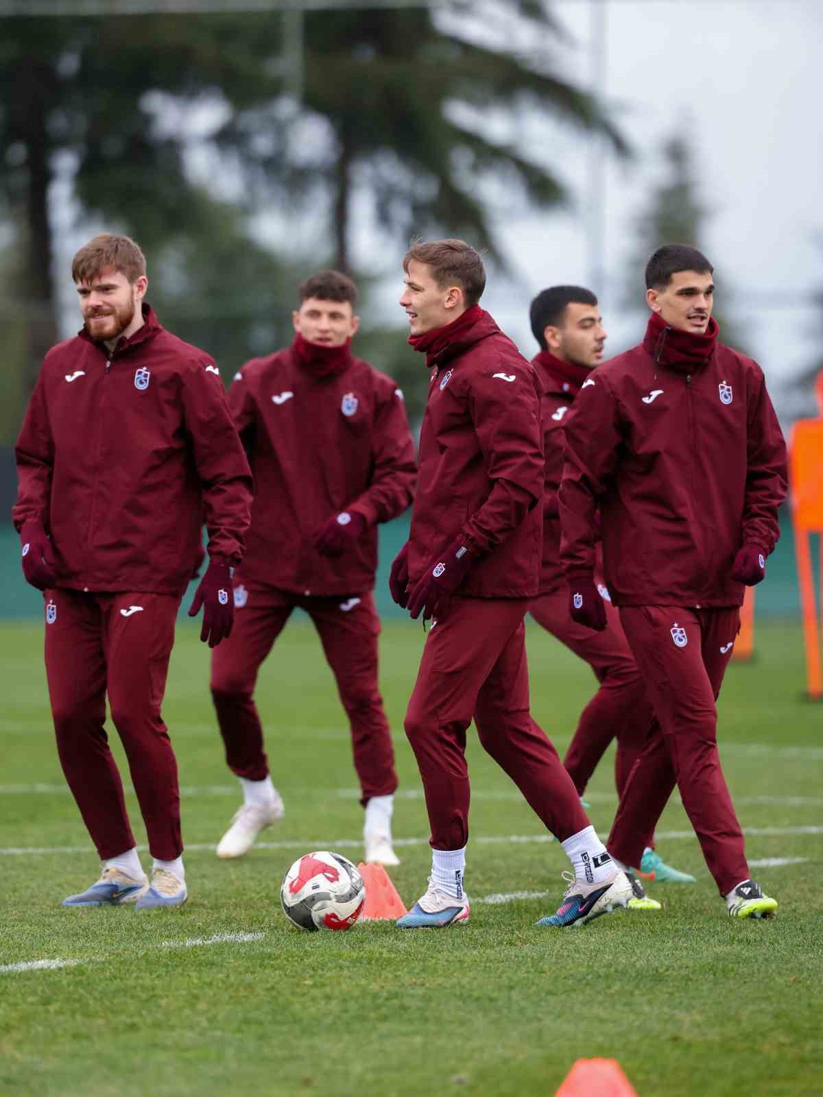 Trabzonspor, Kocaelispor maçı hazırlıklarını sürdürüyor