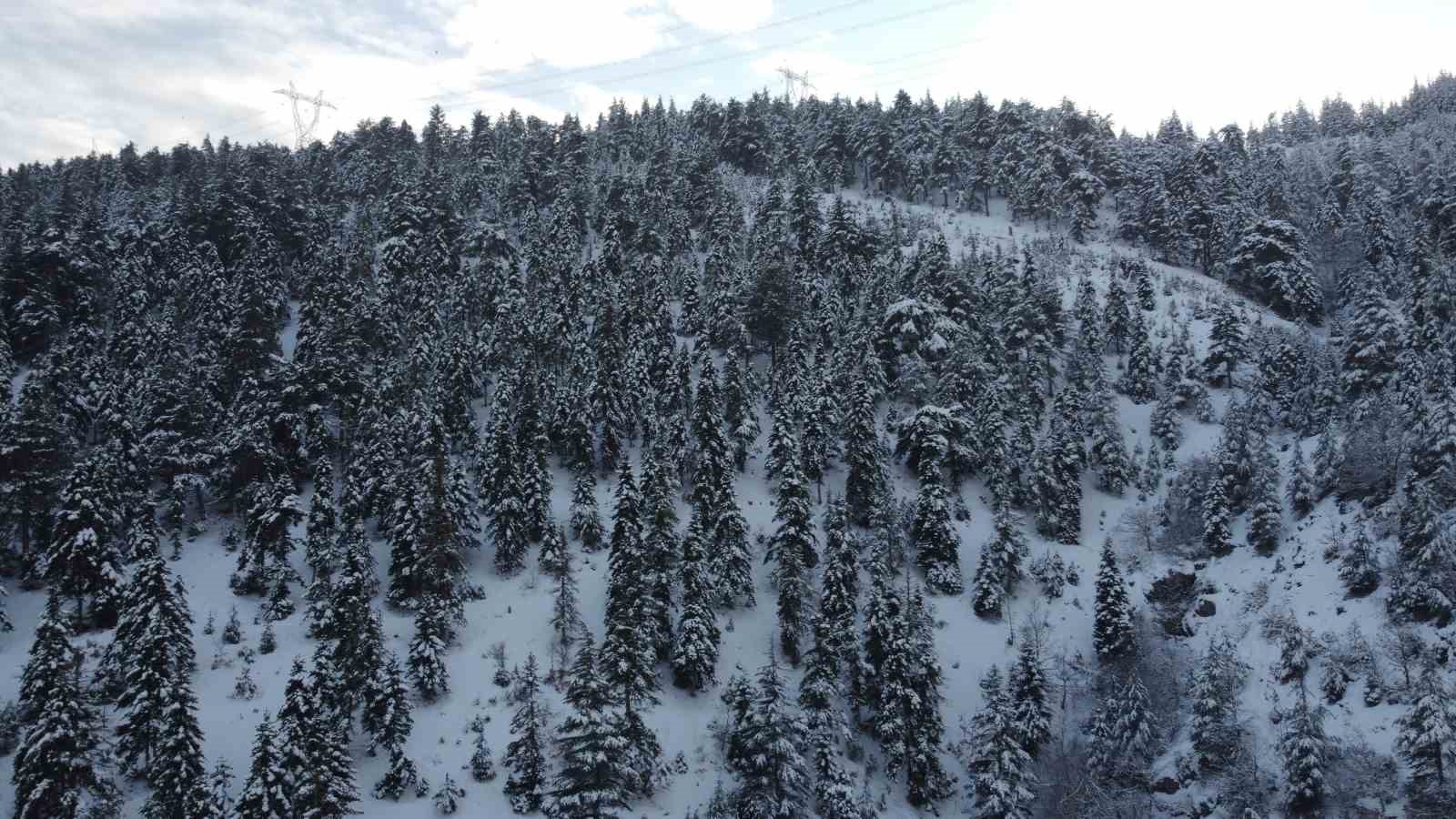 Adana Feke’de kar 1 metreyi aştı, çocuklar kızakla tatilin tadını çıkardı