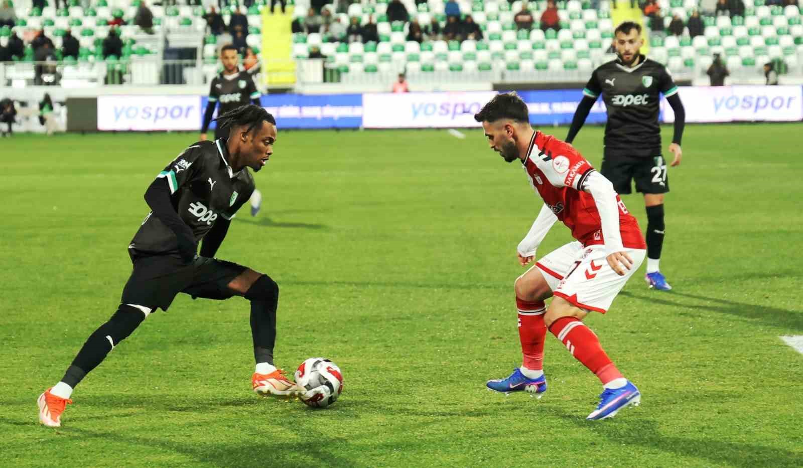 Trendyol 1. Lig: Bodrum FK: 1 - Sivasspor: 2