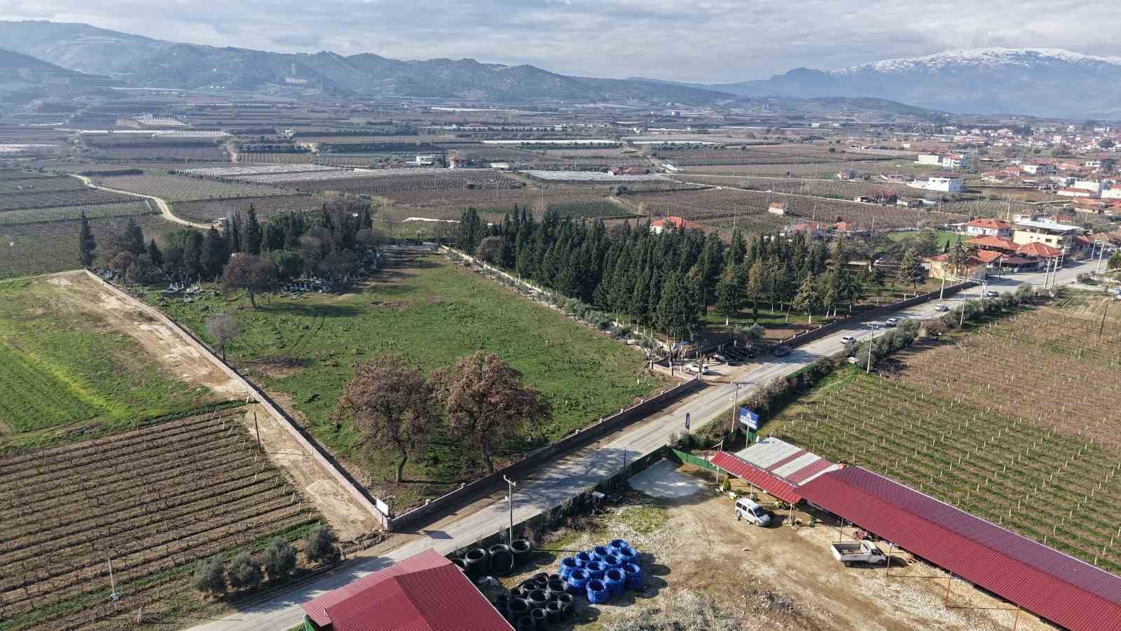 Aşağı Koçaklar Mezarlığı güvenli hale getirildi