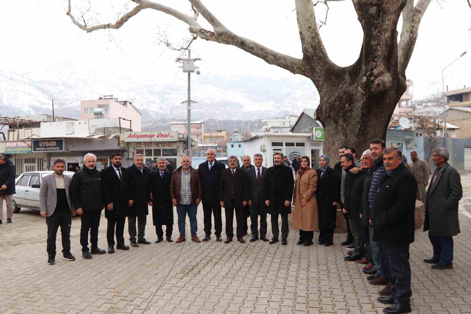 Bakan Yardımcısı Aydın ve Milletvekili Özhan, ilçelerde incelemelerde bulundu