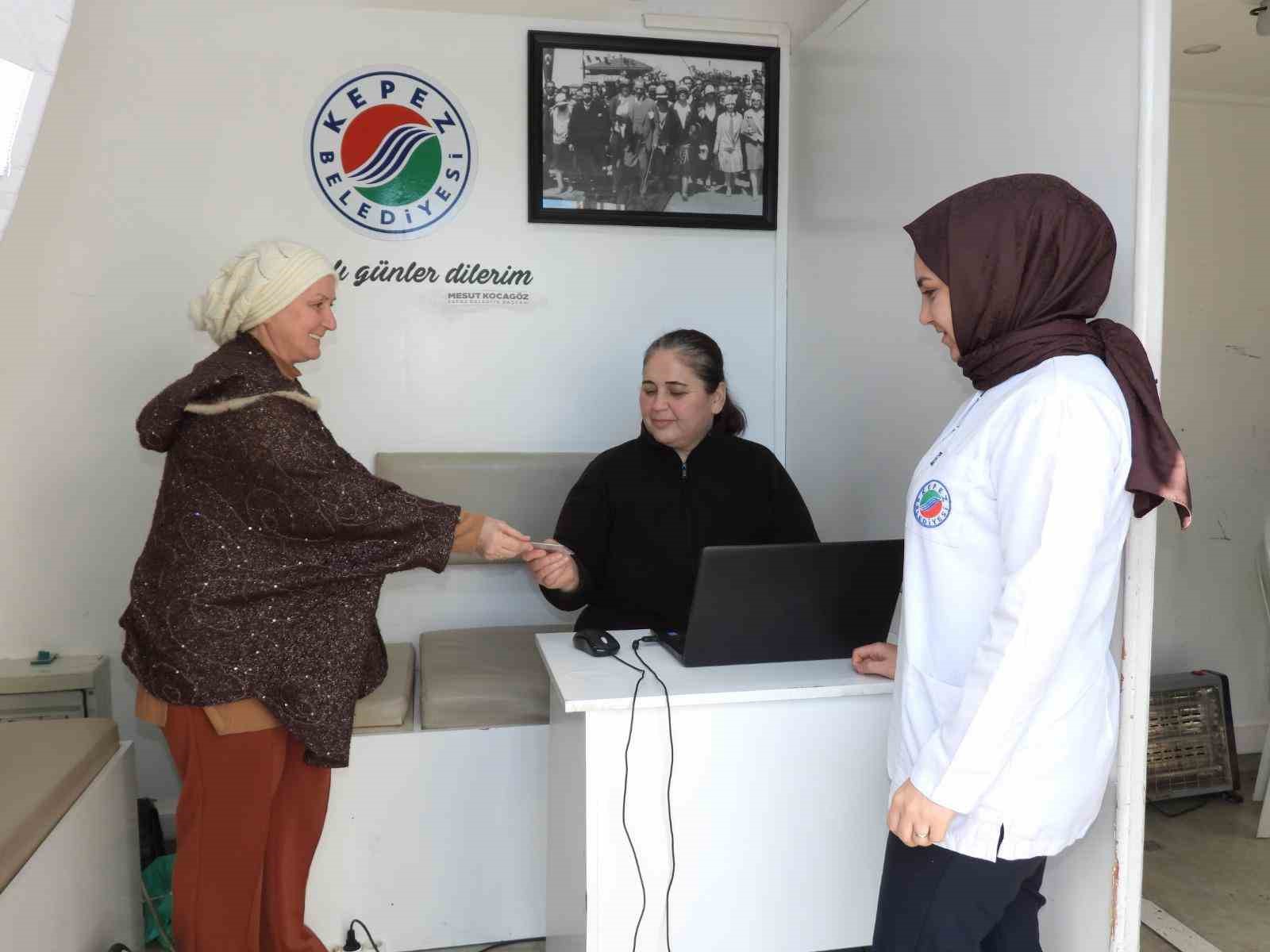 Kepez’den vatandaşlara ücretsiz kanser taraması hizmeti