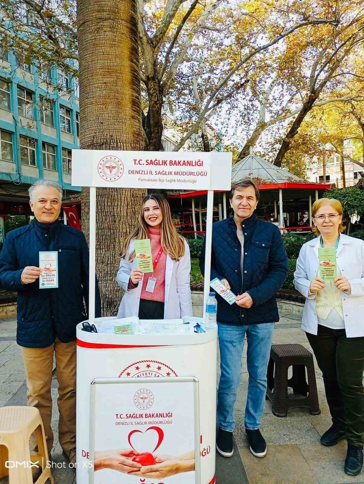 Denizli’de geçen yıl 3 bin 378 kişi organ bağışında bulundu