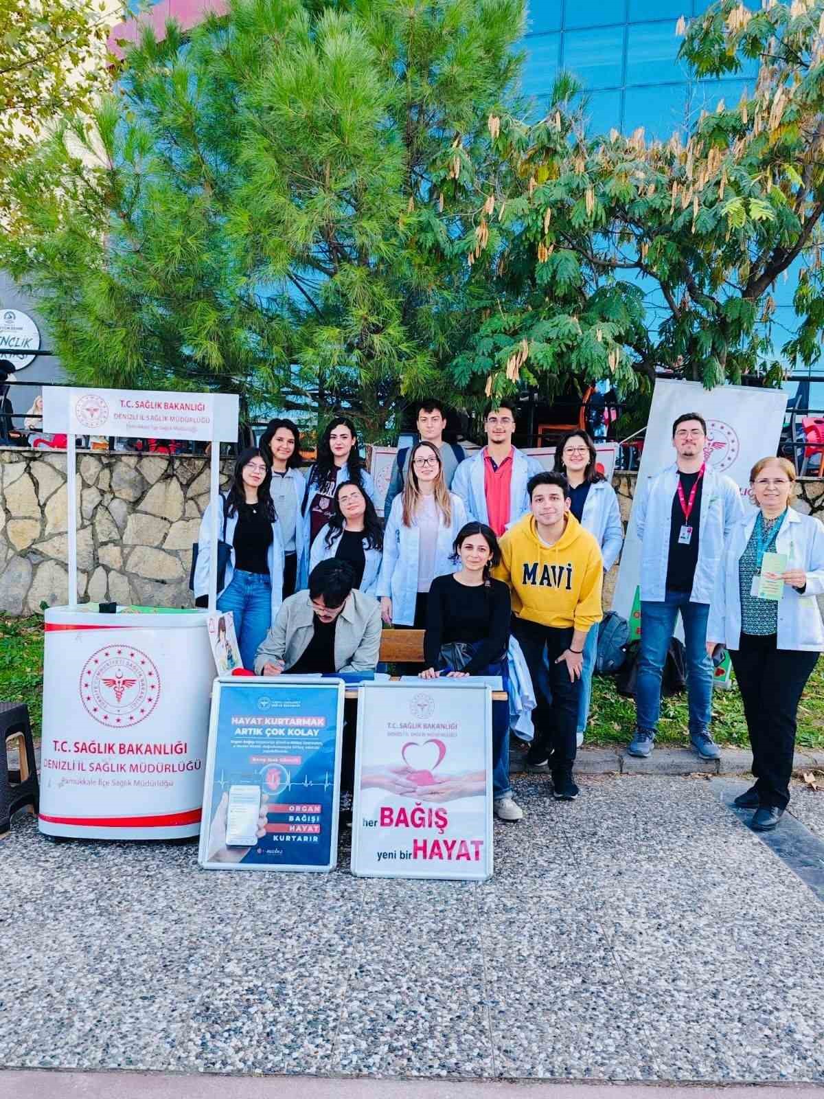 Denizli’de geçen yıl 3 bin 378 kişi organ bağışında bulundu