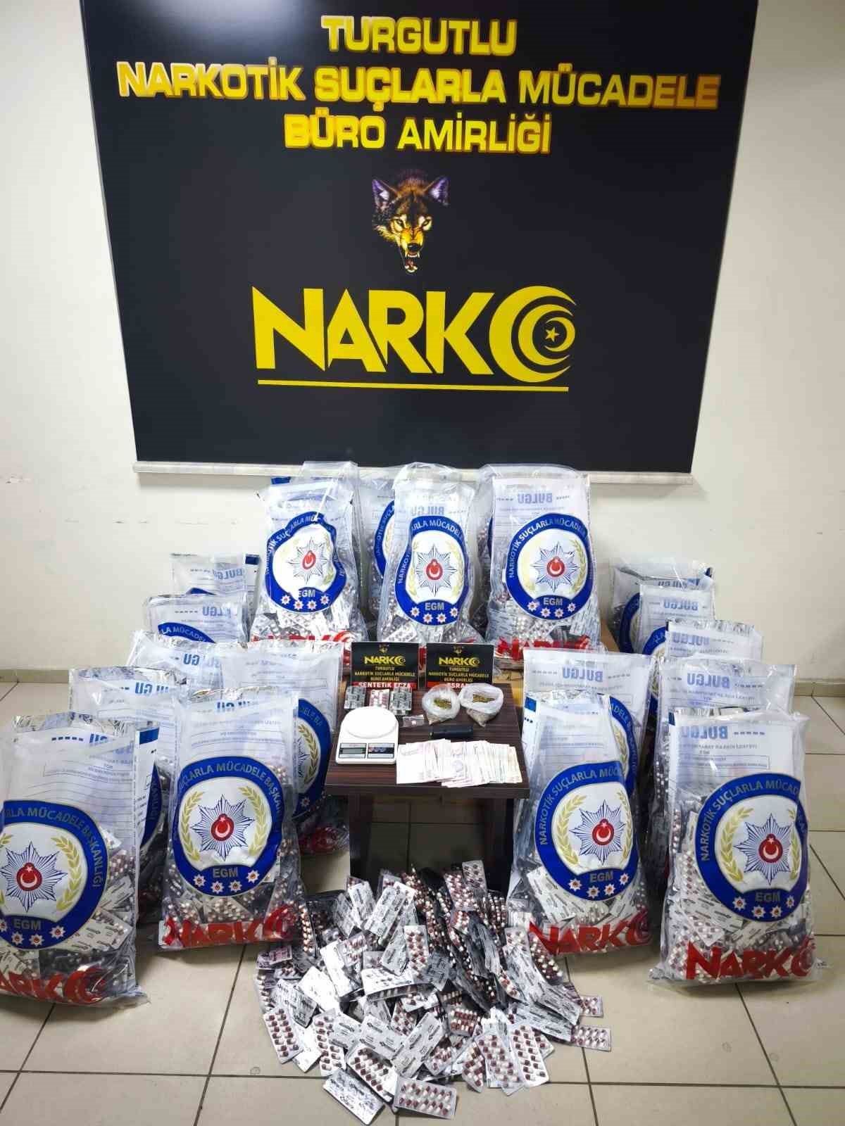 Turgutlu’da uyuşturucuyla mücadele kapsamında 2025 yılında 100 şahıs tutuklandı