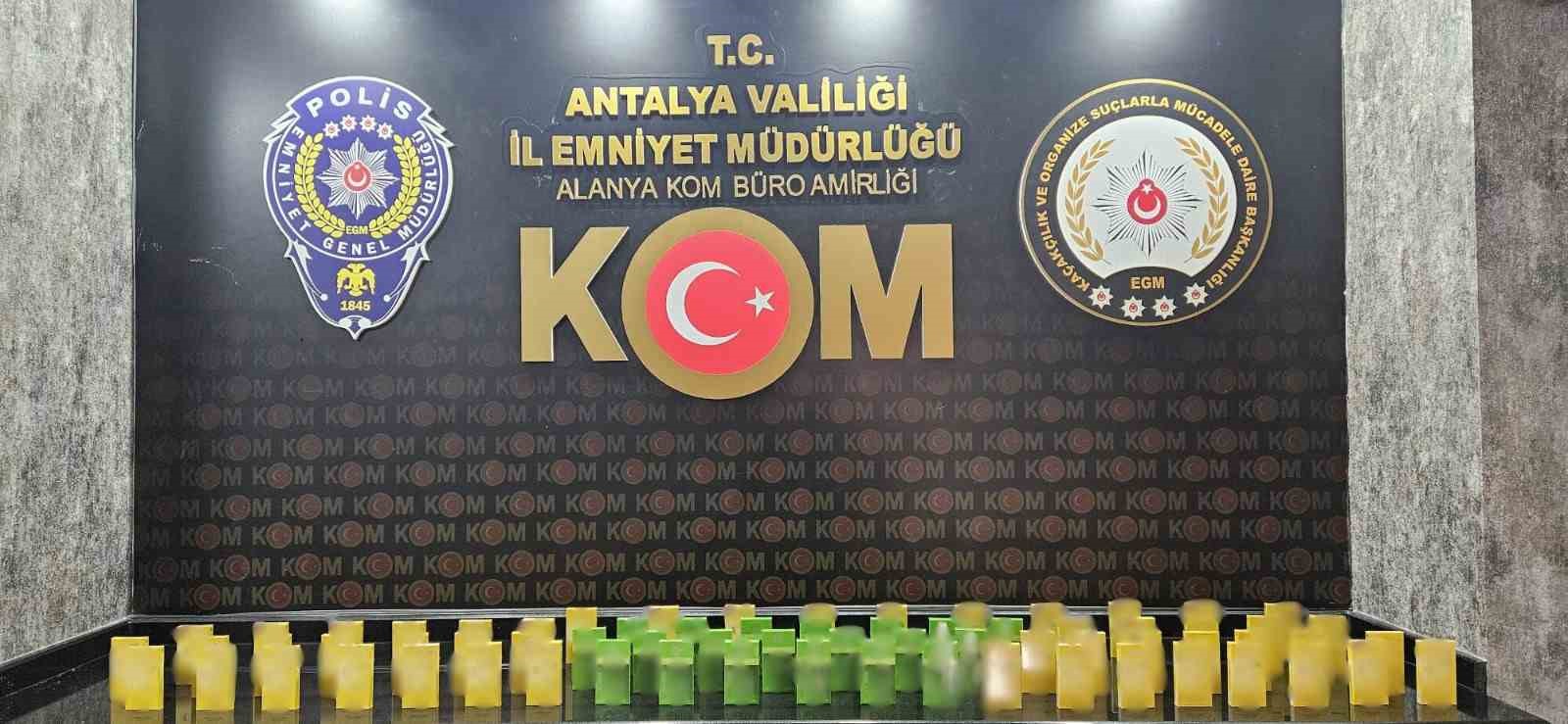 Antalya’da son 1 haftada 5,6 milyon kaçak makaron ele geçirildi