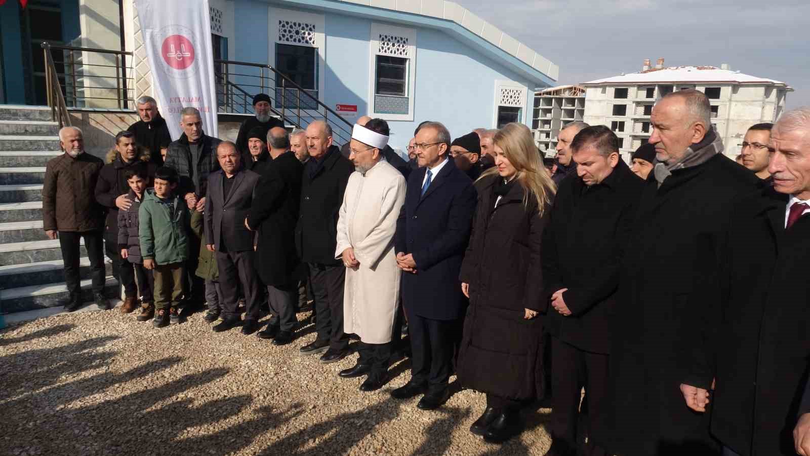 Malatya’da Kubbetü’s-Sahra Cami ibadete açıldı