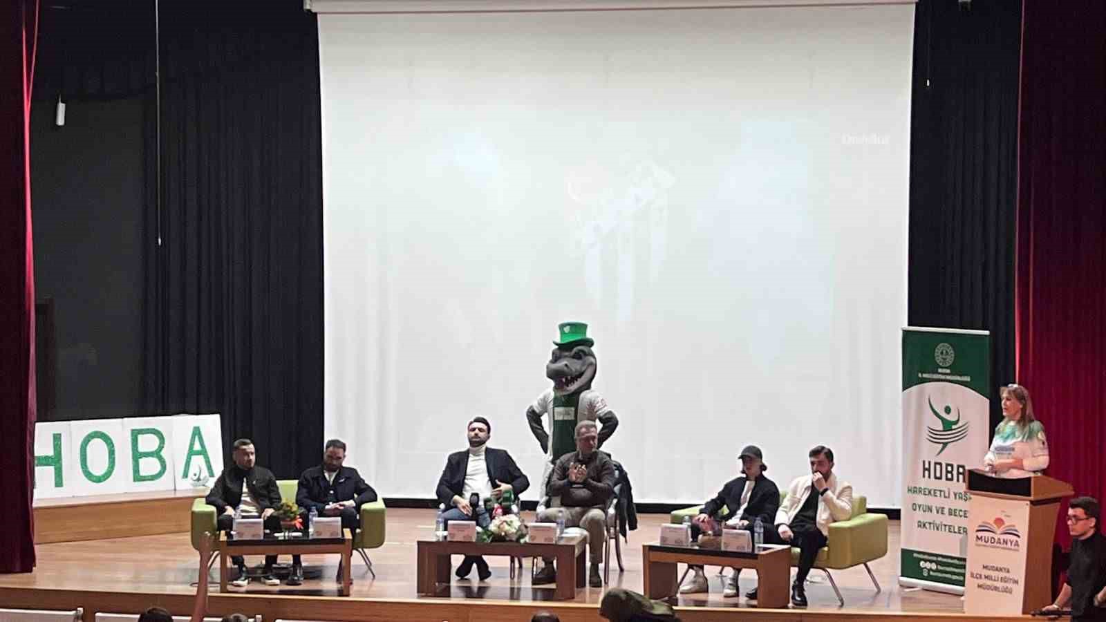 Bursaspor Mudanya’da öğrencilerle buluştu