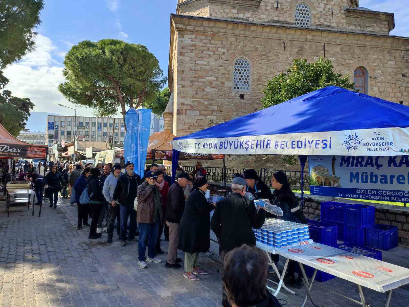 Aydın Büyükşehir’den Miraç Kandili hayrı
