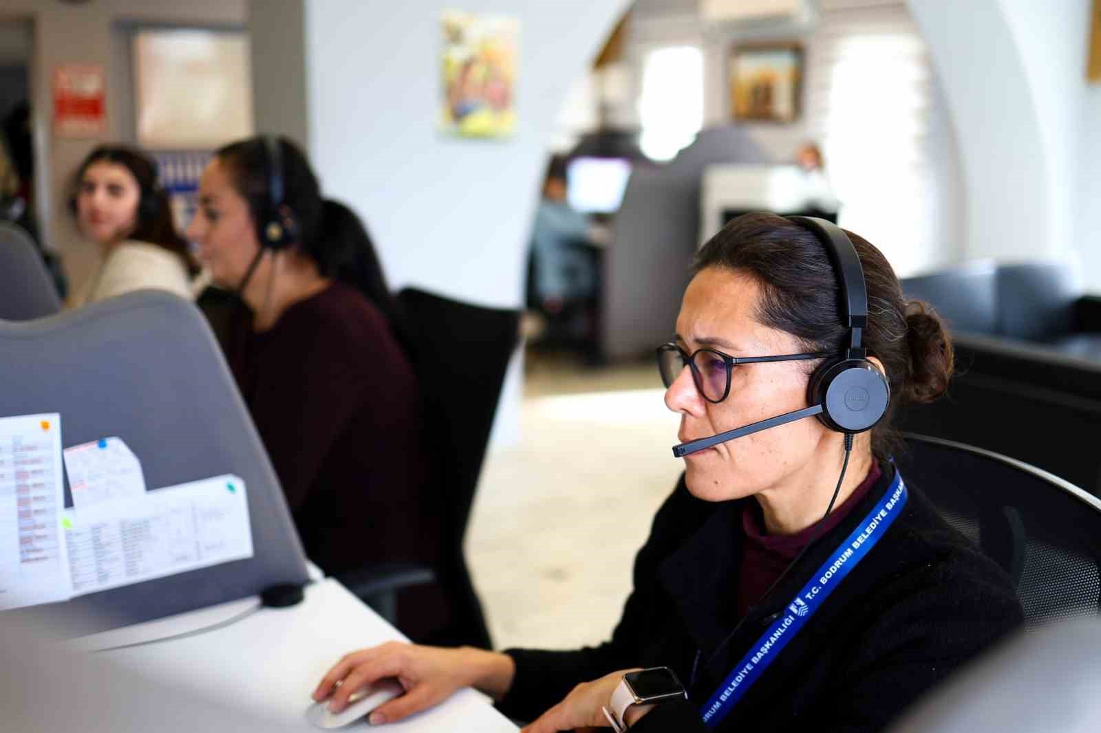 Bodrum Belediyesi Çağrı Merkezi’ne bir yılda 187 bin 331 arama yapıldı