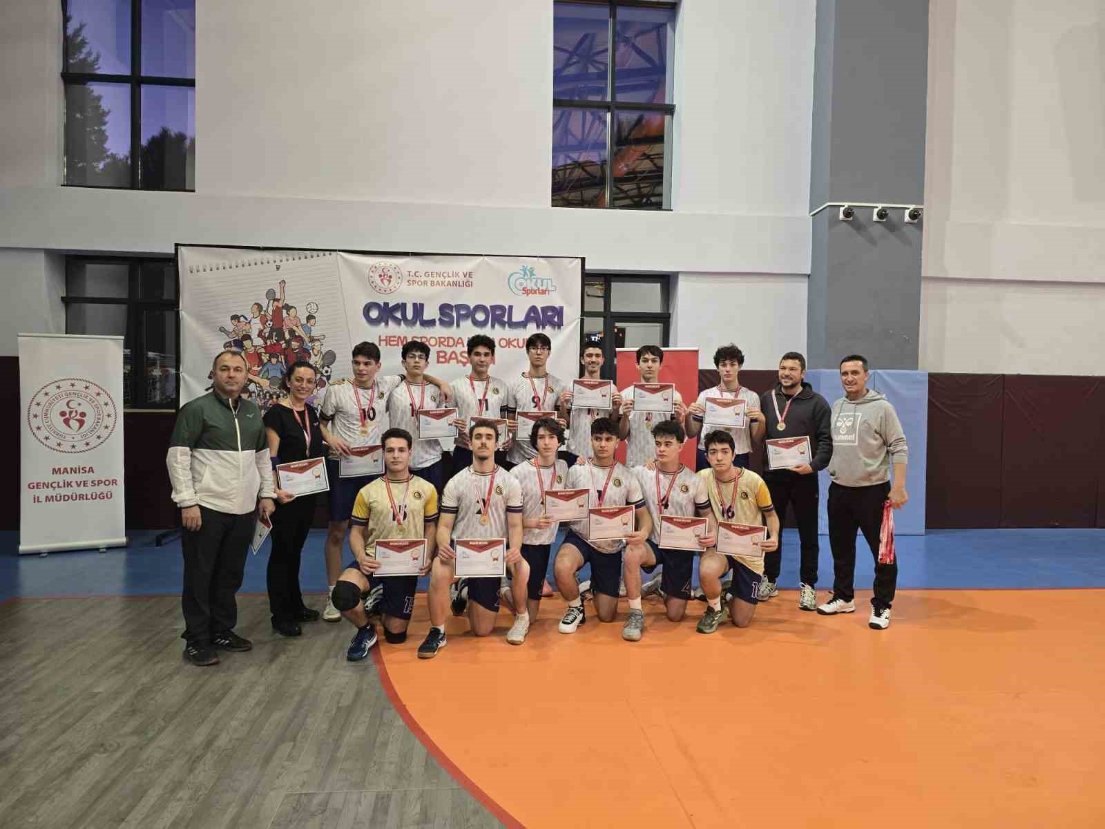 Okul Sporları Voleybol Gençler (A) Grup Müsabakaları Manisa’da tamamlandı