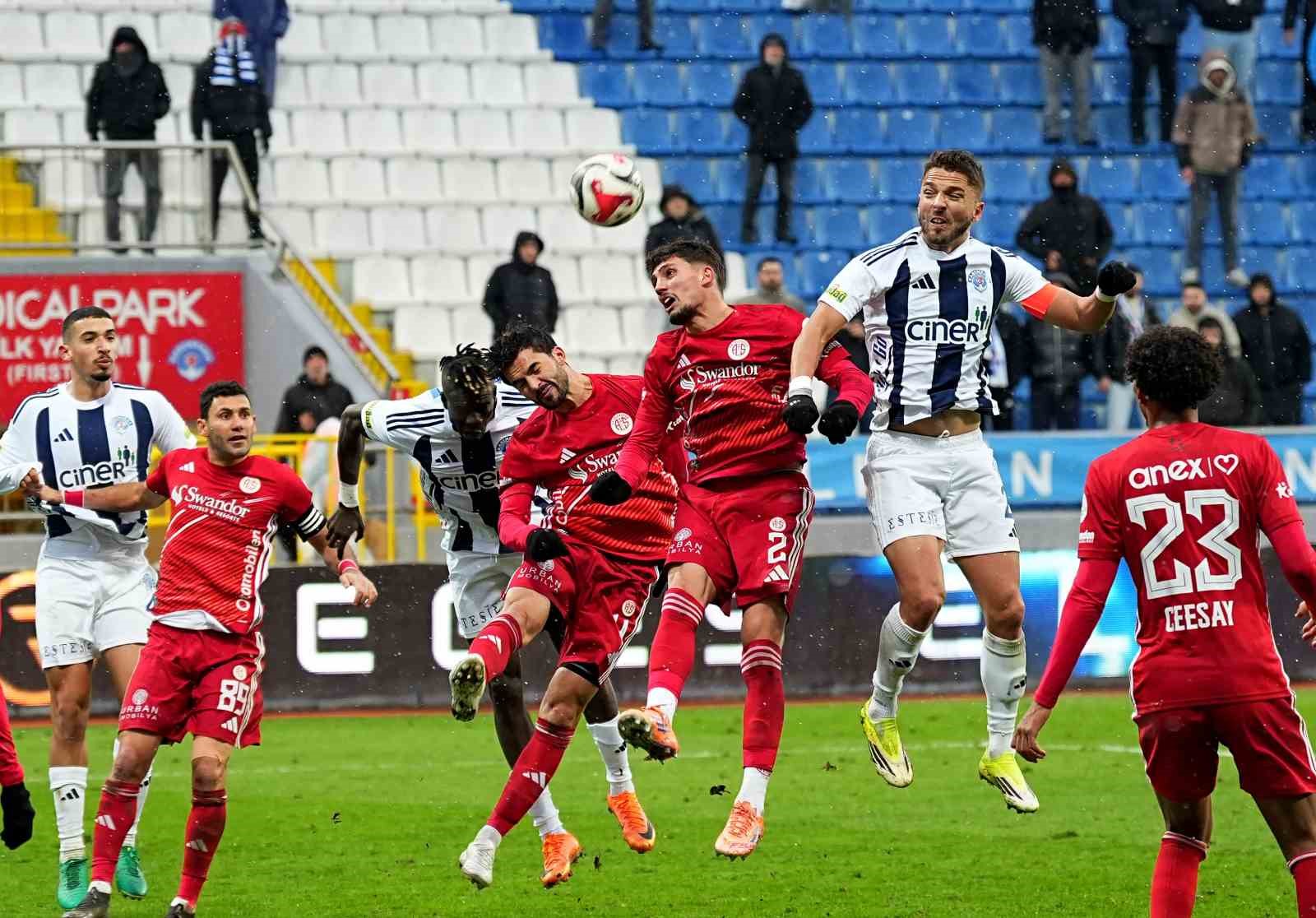 Trendyol Süper Lig: Kasımpaşa: 0 - Antalyaspor: 0 (Maç sonucu)