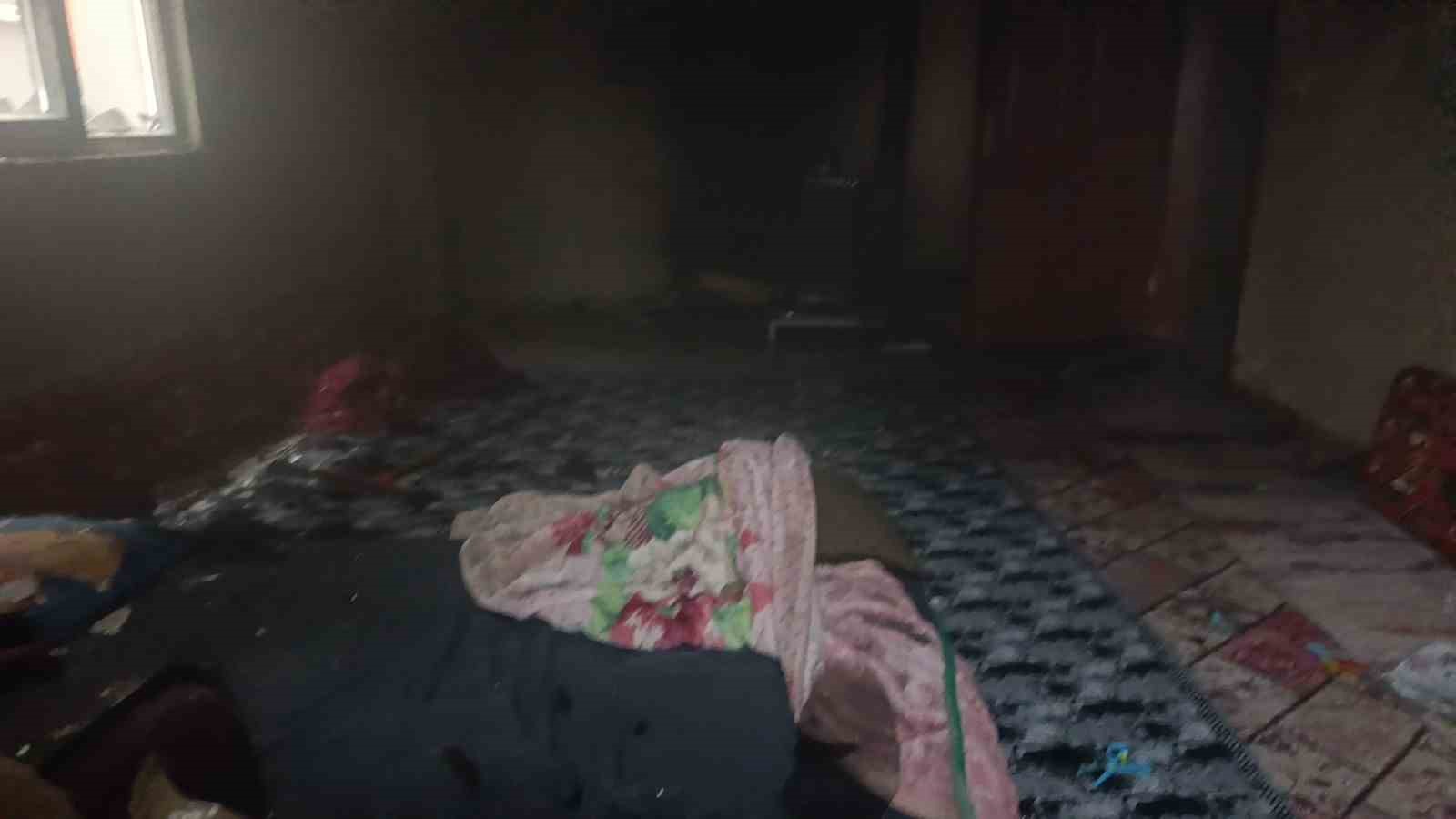 Manavgat’ta sobadan çıkan yangın korkuttu