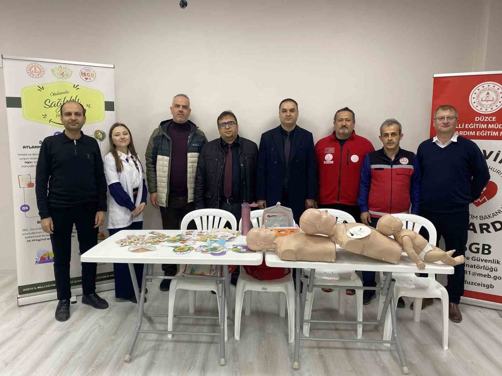 Okullarda sağlık okur yazarlığı eğitimi verildi