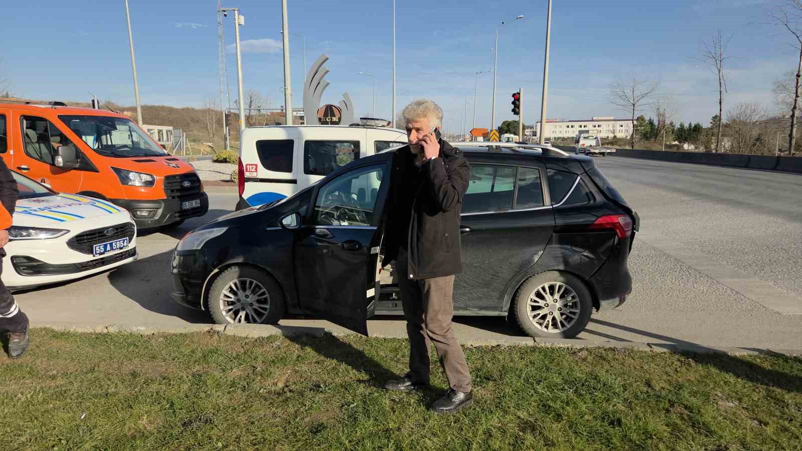 Yeni aldığı aracıyla kaza yaptı: 2 yaralı