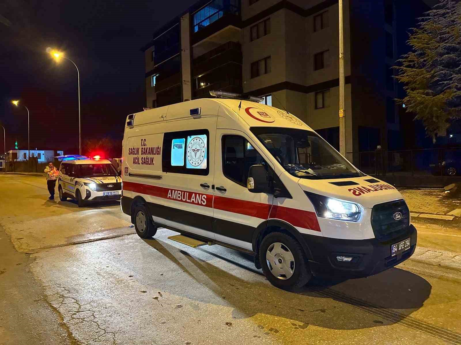 Uşak’ta motosikletin çarptığı yaya hayatını kaybetti: Kaza anı kamereda