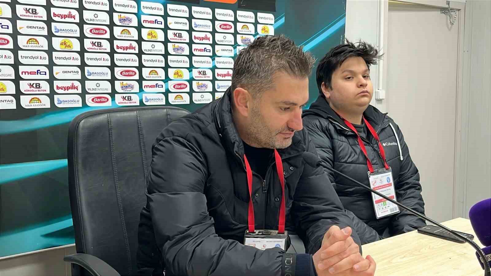 Boluspor - Sarıyer maçının ardından