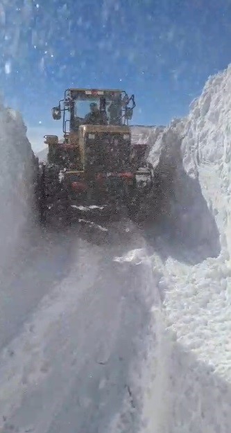 Kars’ta 208 köy yolu kapalı bulunuyor