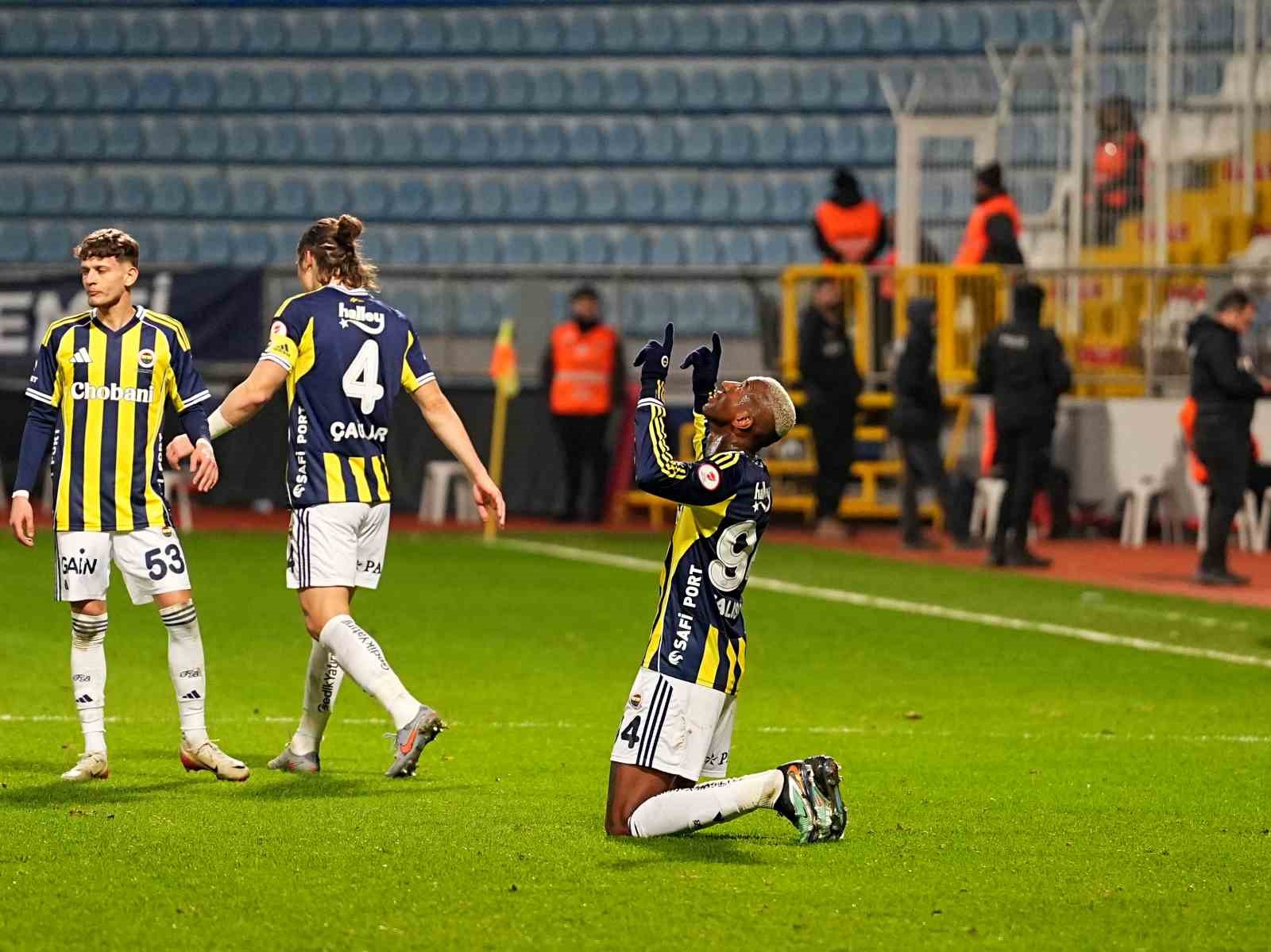 Ziraat Türkiye Kupası: Beyoğlu Yeni Çarşı: 0 - Fenerbahçe: 1 (Maç sonucu)