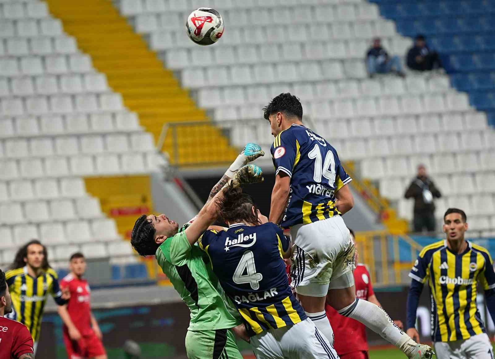 Ziraat Türkiye Kupası: Beyoğlu Yeni Çarşı: 0 - Fenerbahçe: 1 (Maç sonucu)