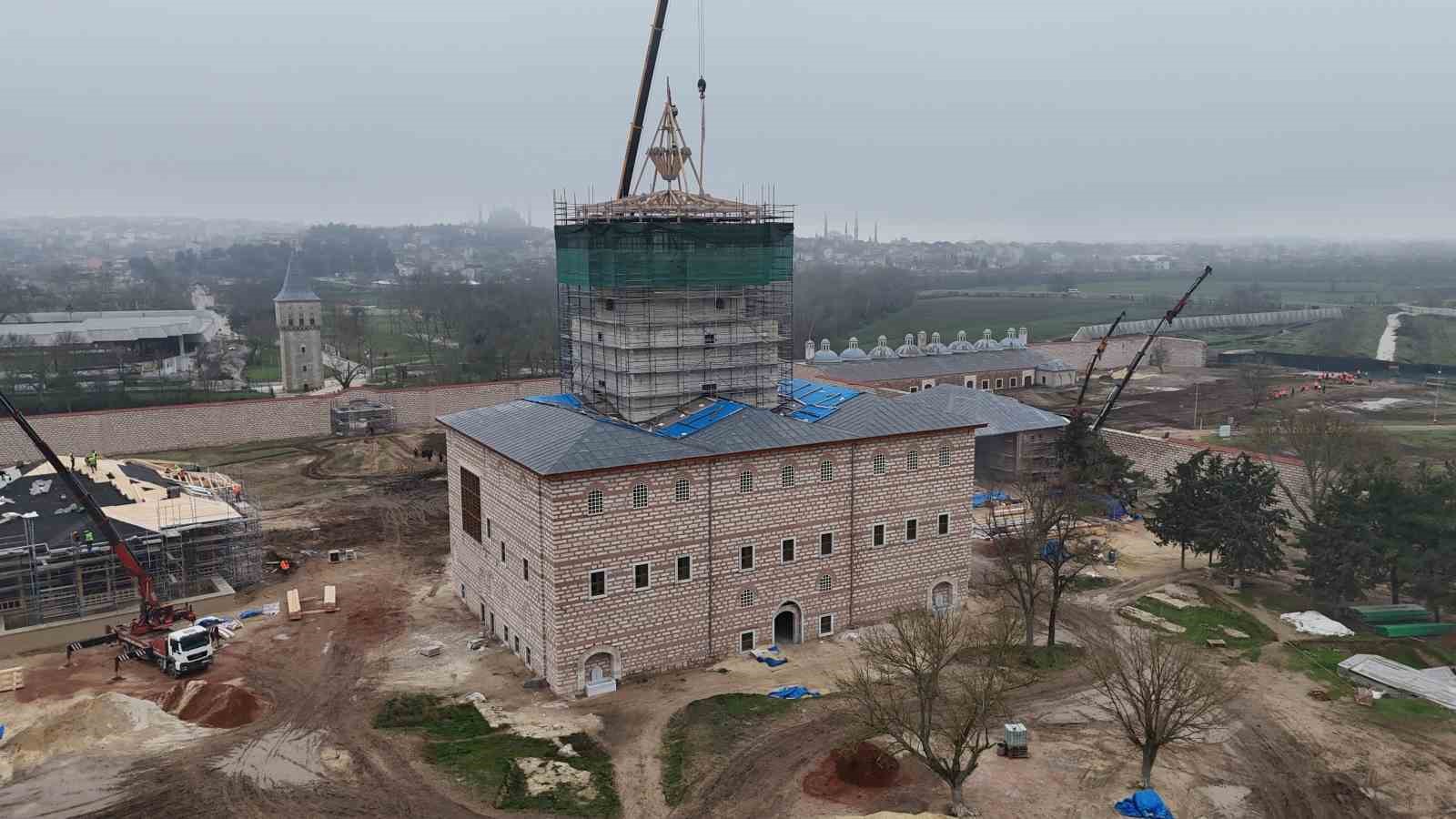 Ecdat mirası Edirne Saray’ında çalışmaların yarısı tamamlandı