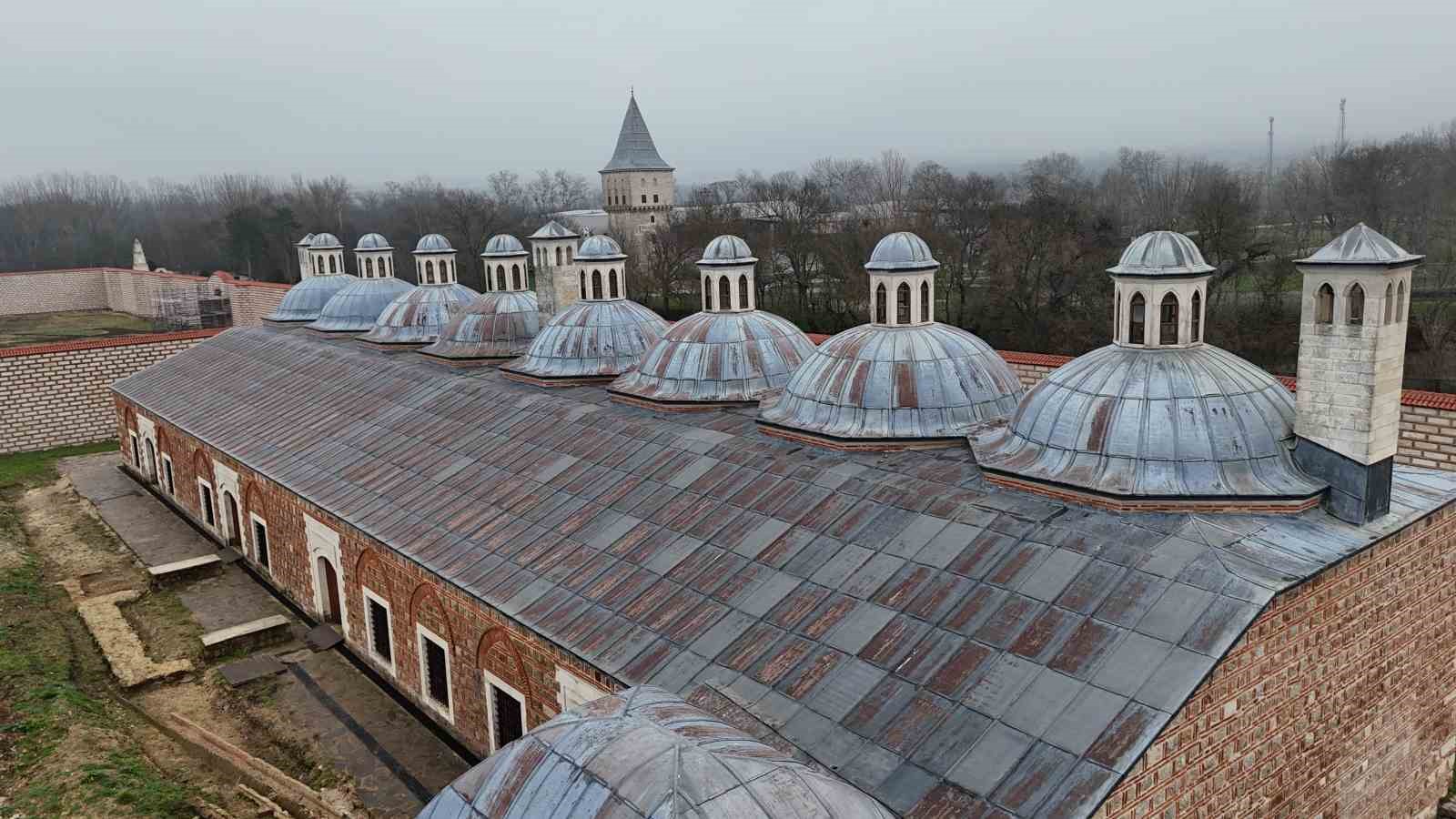 Ecdat mirası Edirne Saray’ında çalışmaların yarısı tamamlandı