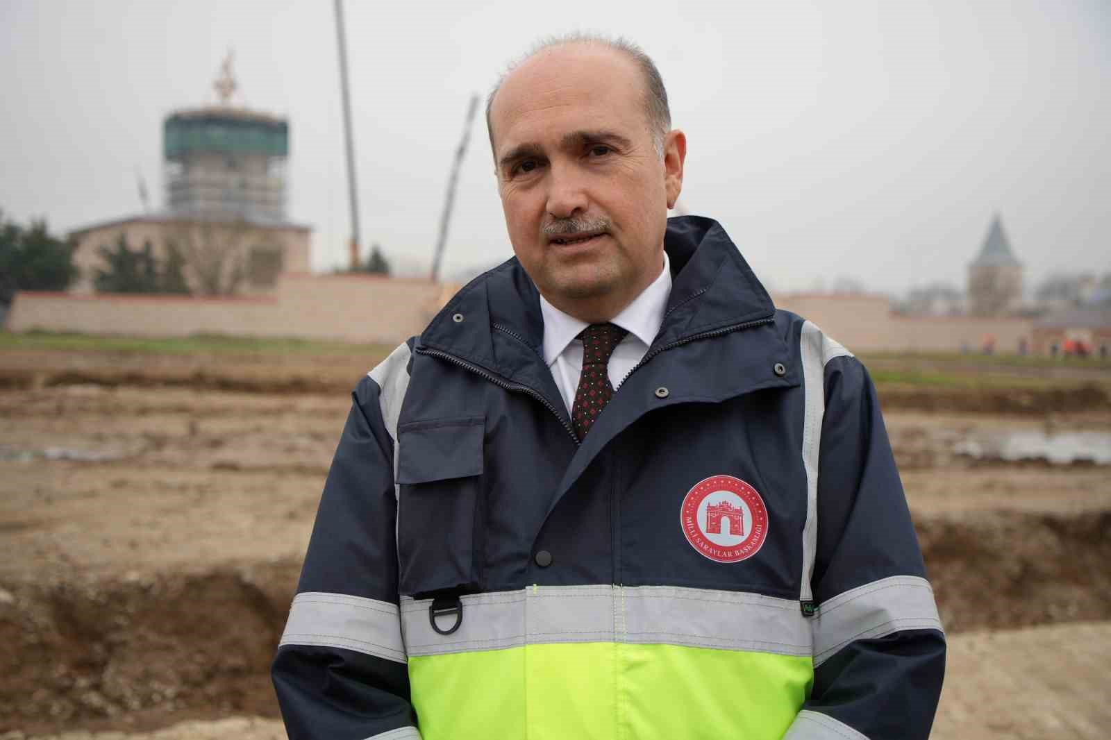 Ecdat mirası Edirne Saray’ında çalışmaların yarısı tamamlandı