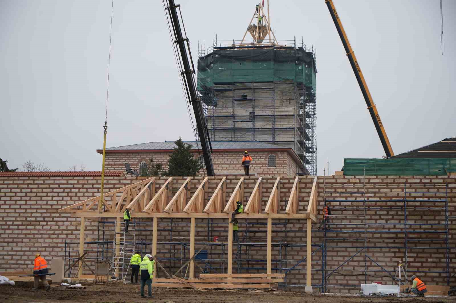 Ecdat mirası Edirne Saray’ında çalışmaların yarısı tamamlandı