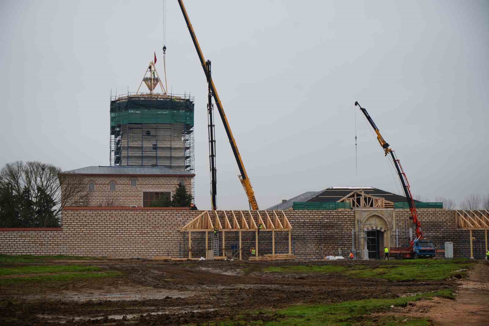 Ecdat mirası Edirne Saray’ında çalışmaların yarısı tamamlandı