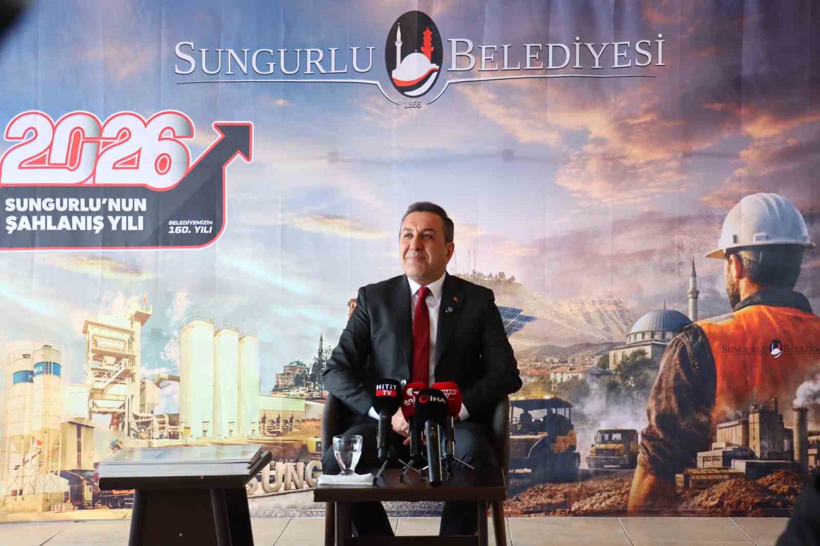 Sungurlu’da yatırım hamlesi: Başken Dere, 2026 yol haritasını açıkladı