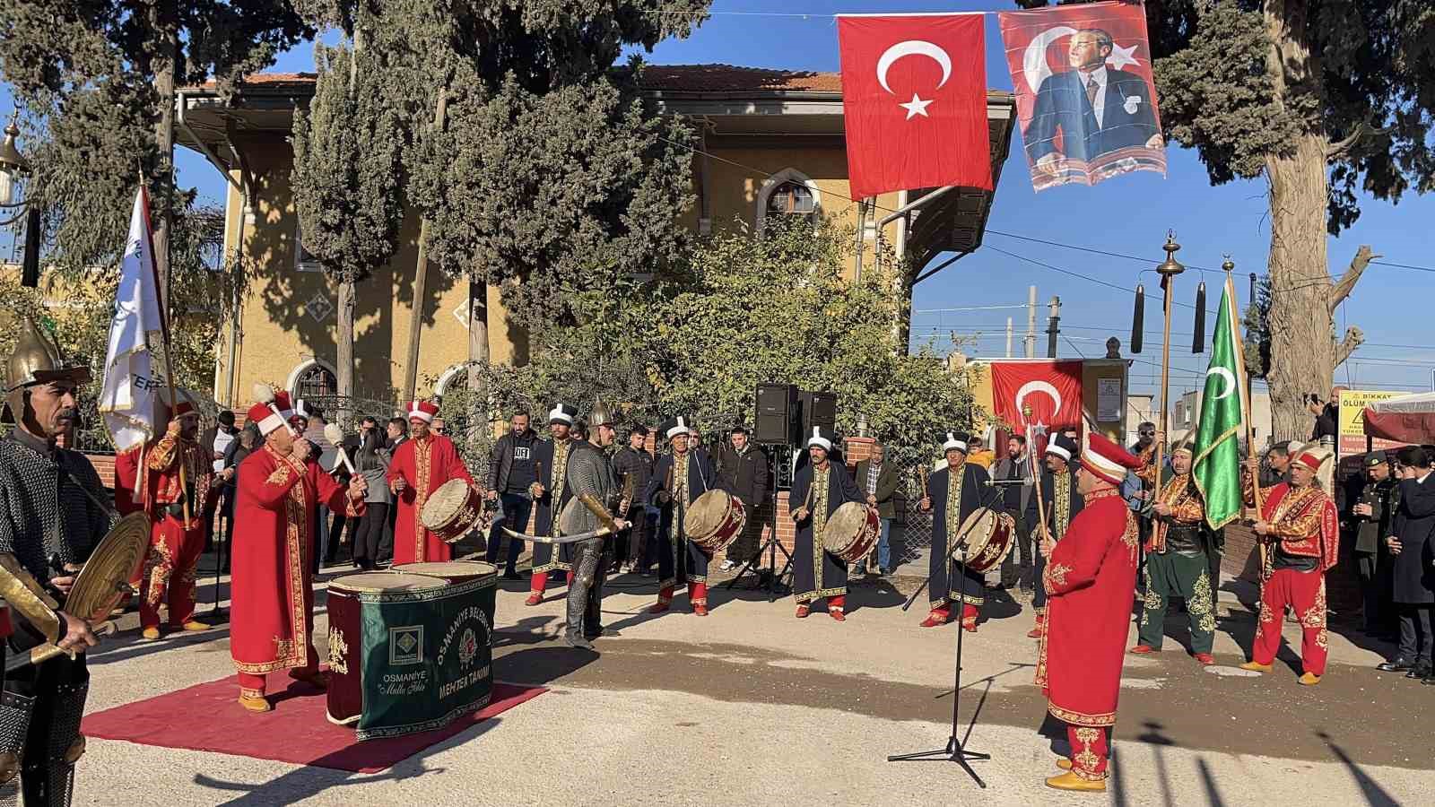 Atatürk’ün Osmaniye’ye gelişinin 101’inci yıl dönümü kutlandı